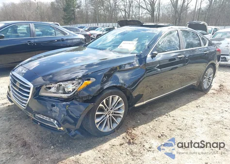 2017 Genesis G80 3.8 z USA, uszkodzony, nr VIN KMHGN4JEXHU176216